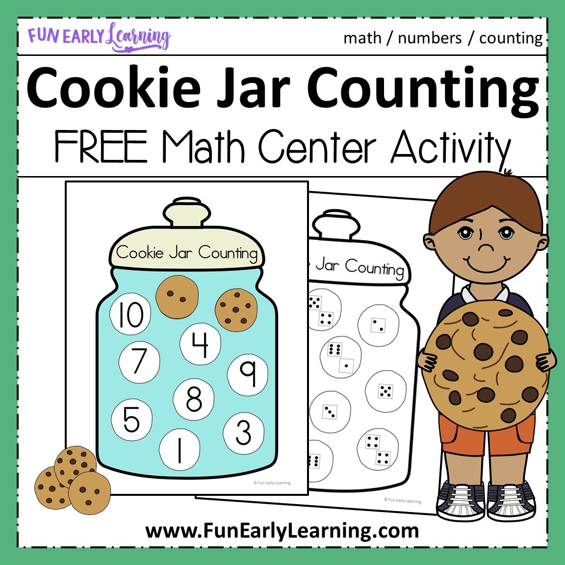 count and learn cookie jar