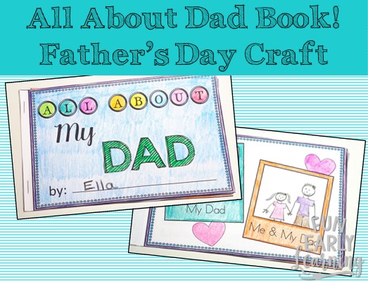 All About Dad Book - Father's Day Craft for Children