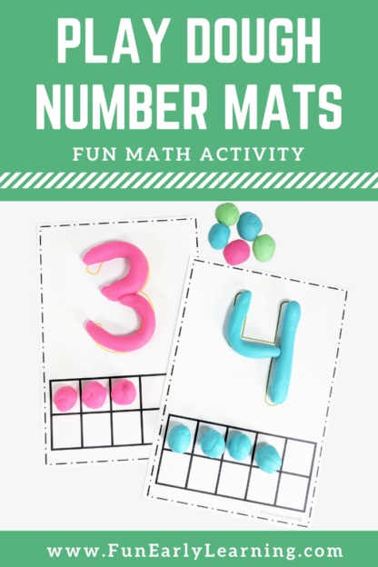 Play Dough Number Mats – Fun Early Learning