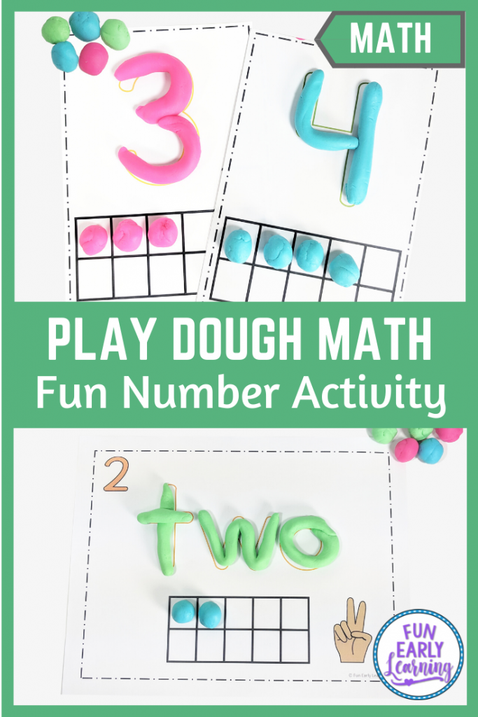 Play Dough Number Mats – Fun Early Learning