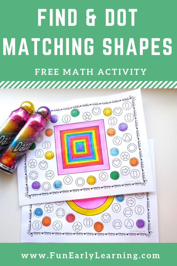 Find and Dot Matching Shapes – Fun Early Learning