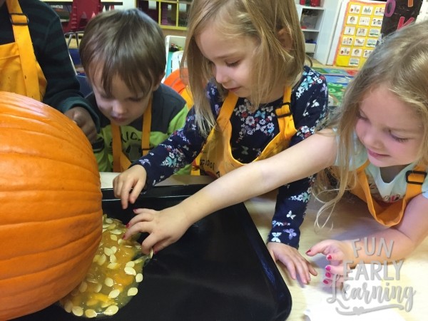 How To Make Real Pumpkin Seed Slime – Fun Early Learning