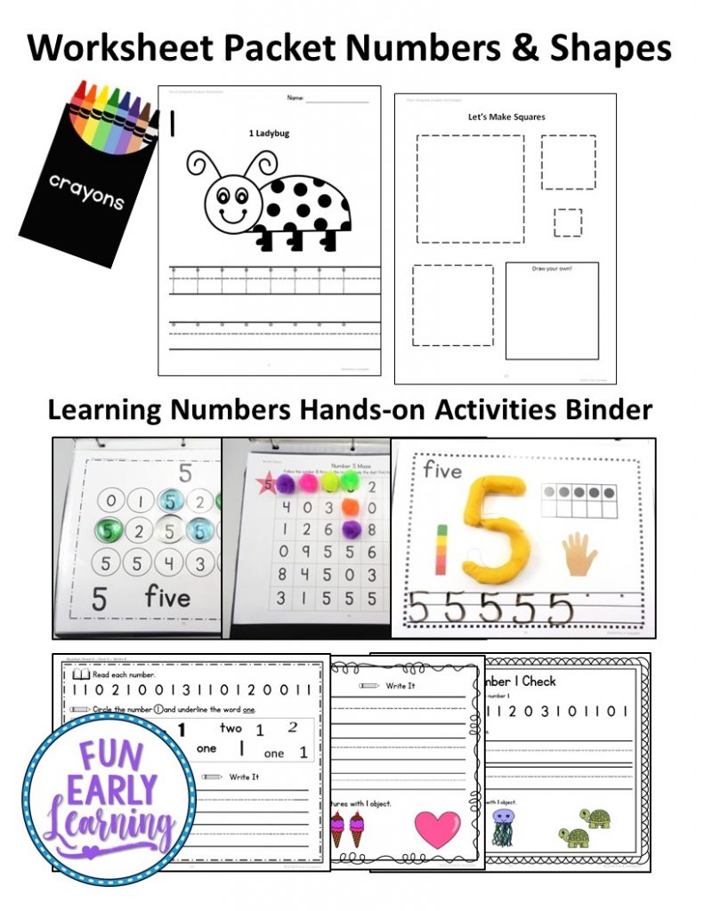 Preschool Math Program / Curriculum with Guided Lessons & Activities