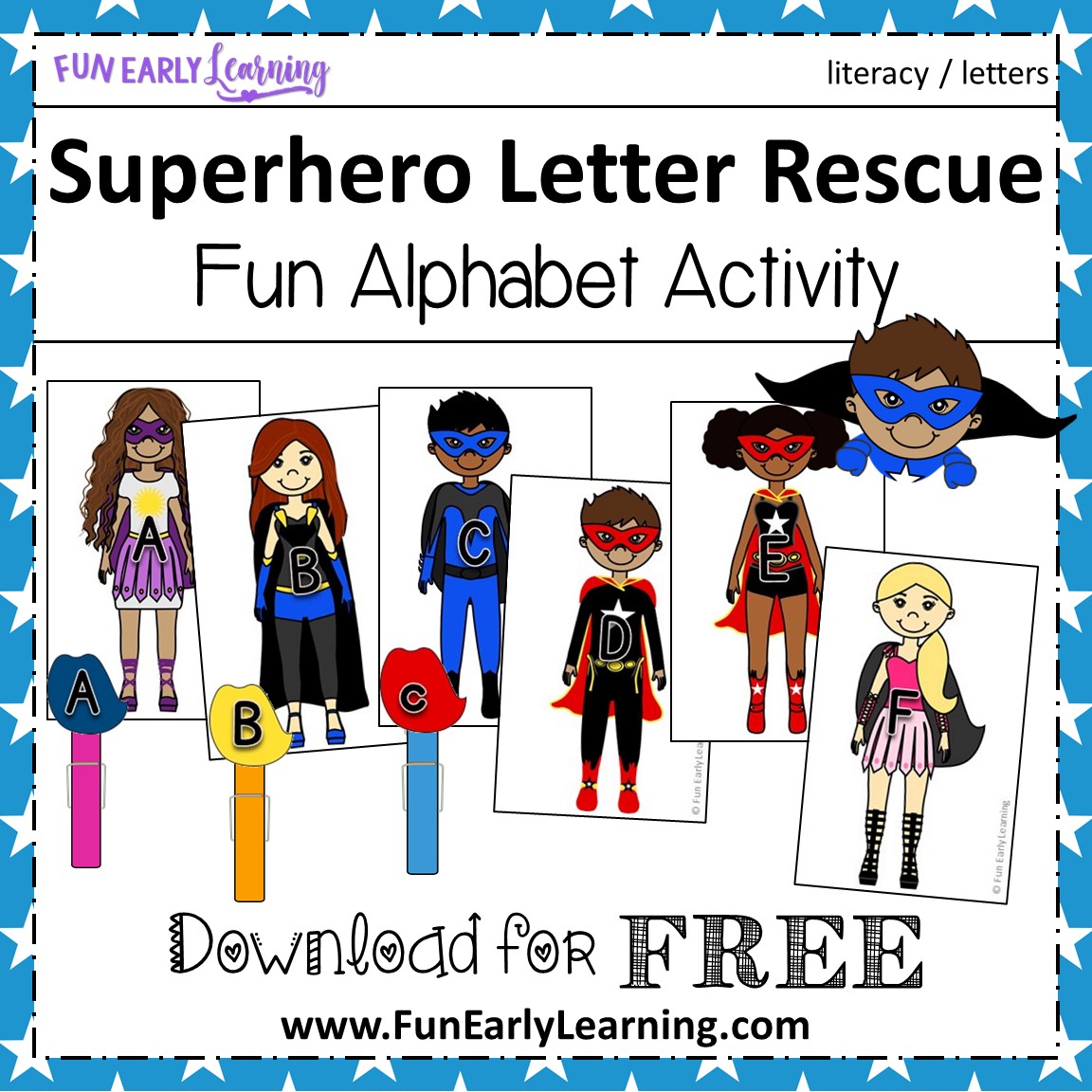 Superhero Theme Sequencing Puzzles Number Sense Activity  Coordinate  graphing mystery picture, Letter recognition, Language centers