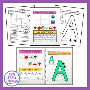 Interactive Notebook for Letters and Sounds / Phonics for PreK and Kinder