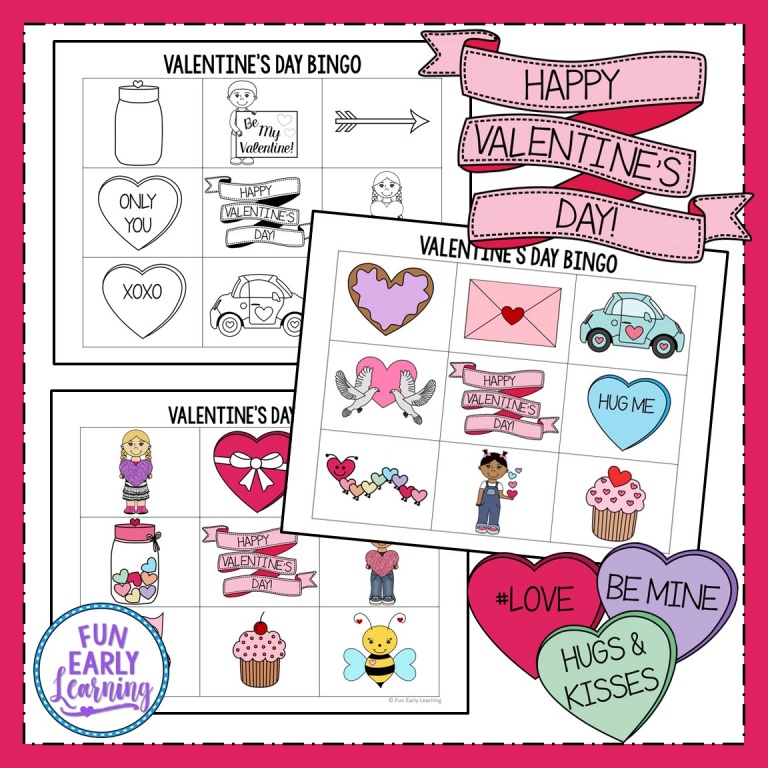 Valentine’s Day Bingo – Fun Early Learning