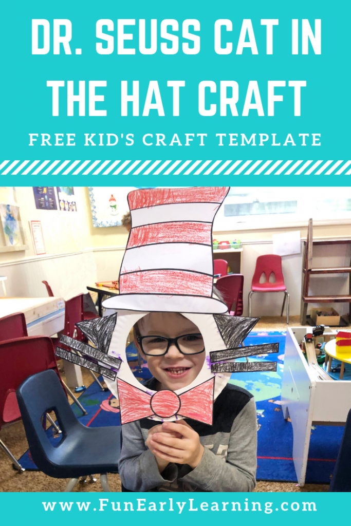 Dr. Seuss Cat in the Hat Paper Plate Kid’s Craft – Fun Early Learning