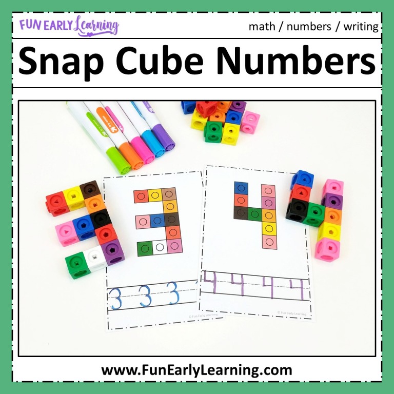 Snap Cube Numbers – Fun Early Learning