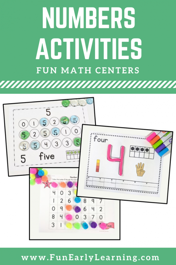 Learning Numbers Hands-on Activities Binder – Fun Early Learning