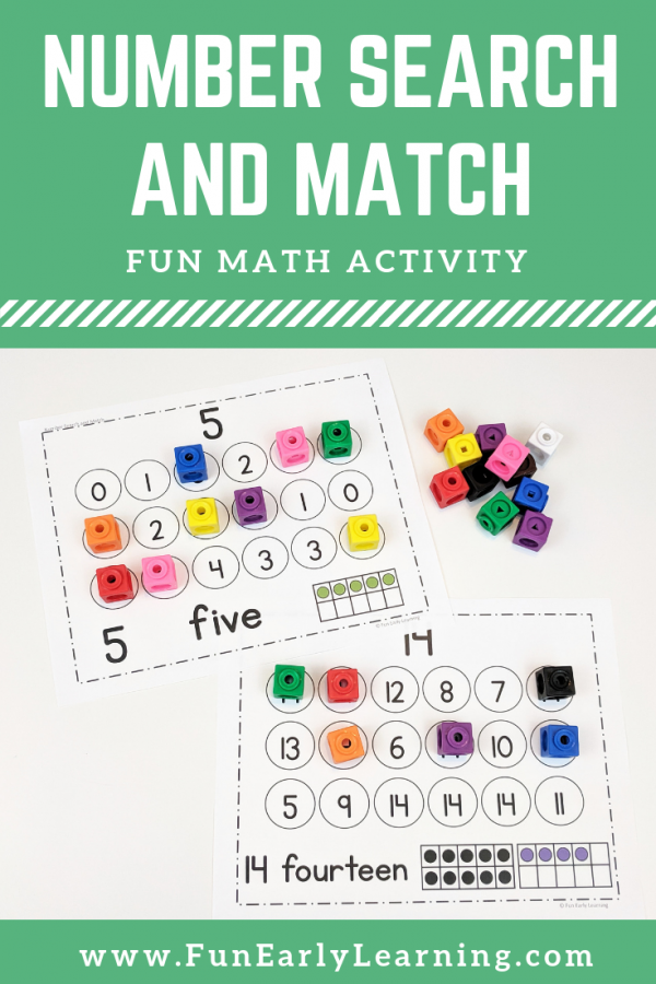 Number Search and Match – Fun Early Learning