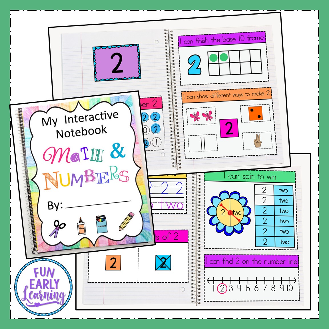 Interactive Notebook Numbers 1-20 – Fun Early Learning