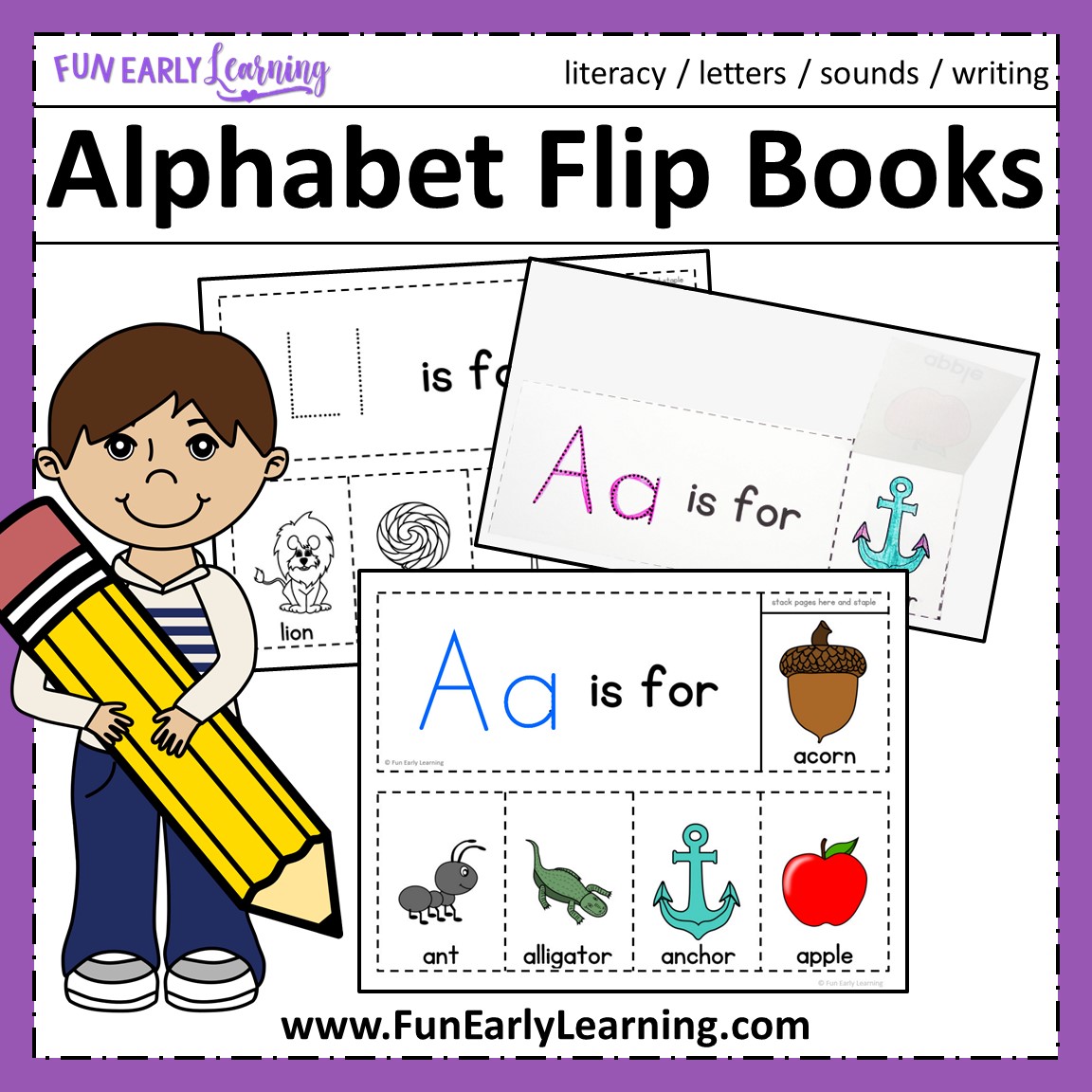 Alphabet Books: Flip Books to Teach Letters and Sounds