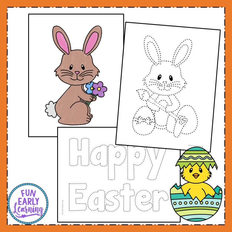 Easter Coloring Pages – Fun Early Learning