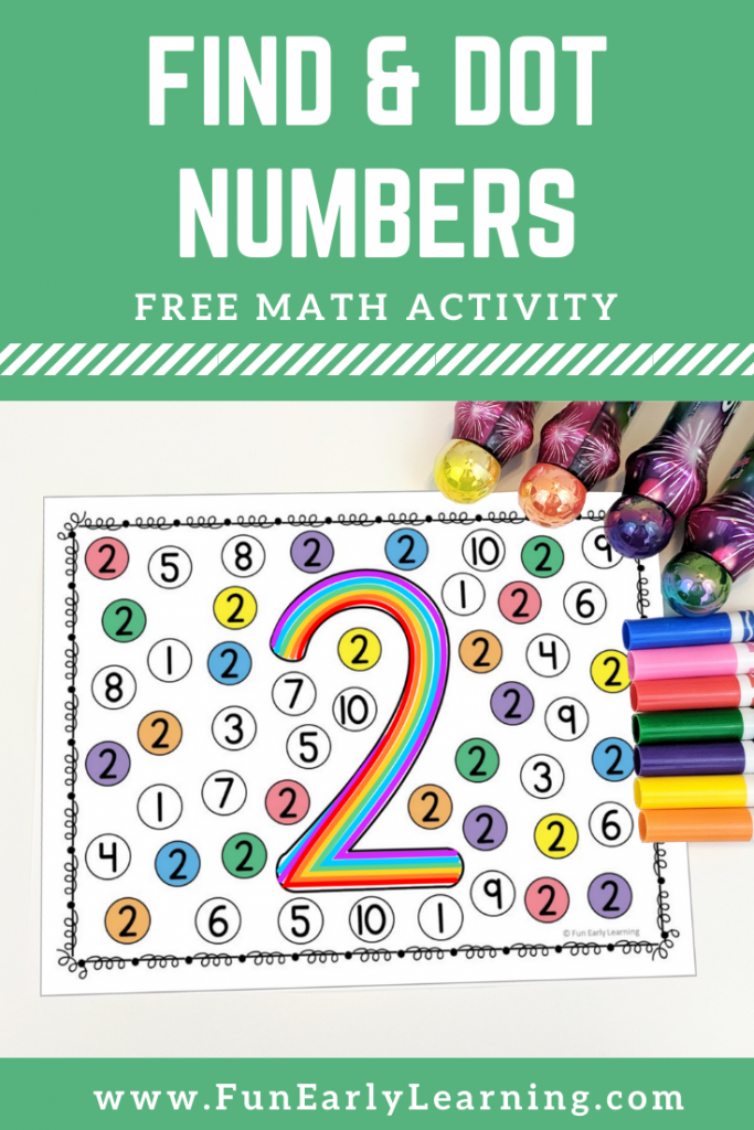 Find and Dot Matching Numbers – Fun Early Learning