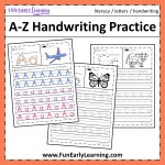 Free Letter Tracing Worksheets – A-Z Handwriting Practice – Fun Early ...