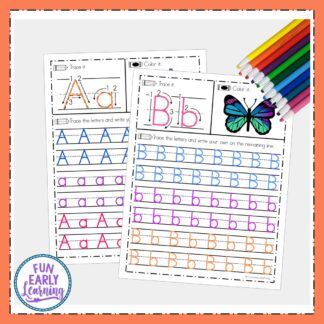 Free Letter Tracing Worksheets – A-Z Handwriting Practice – Fun Early ...