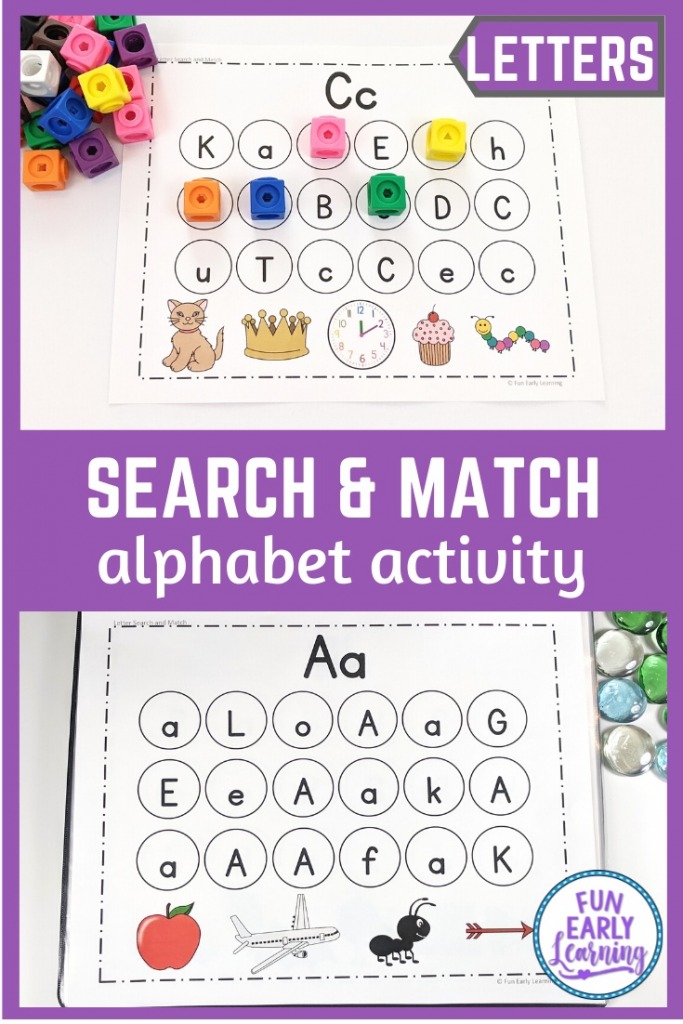 Letter Search and Match – Fun Early Learning