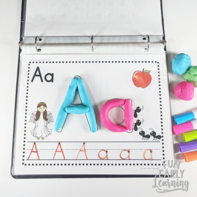 Letter Activities for Preschoolers and Kindergarten Learning Letters Binder