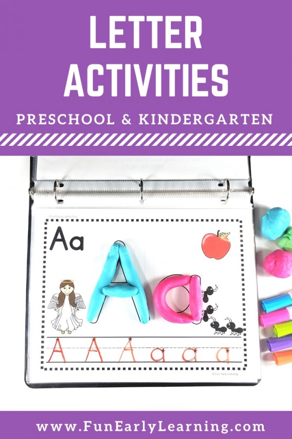 Letter Activities for Preschoolers and Kindergarten – Learning Letters ...