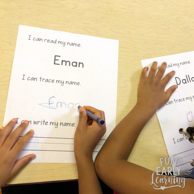 Writing Name Practice – Fun Early Learning