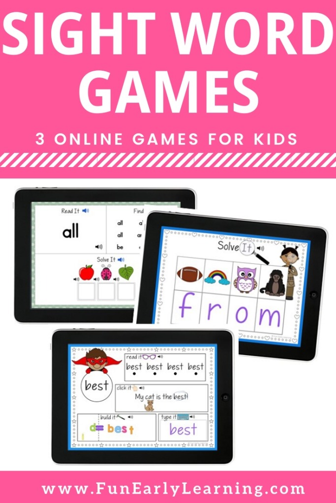 online sight word games
